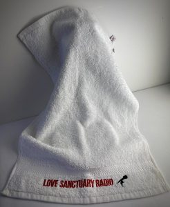 White Gym Towel - Sanctuary Radio