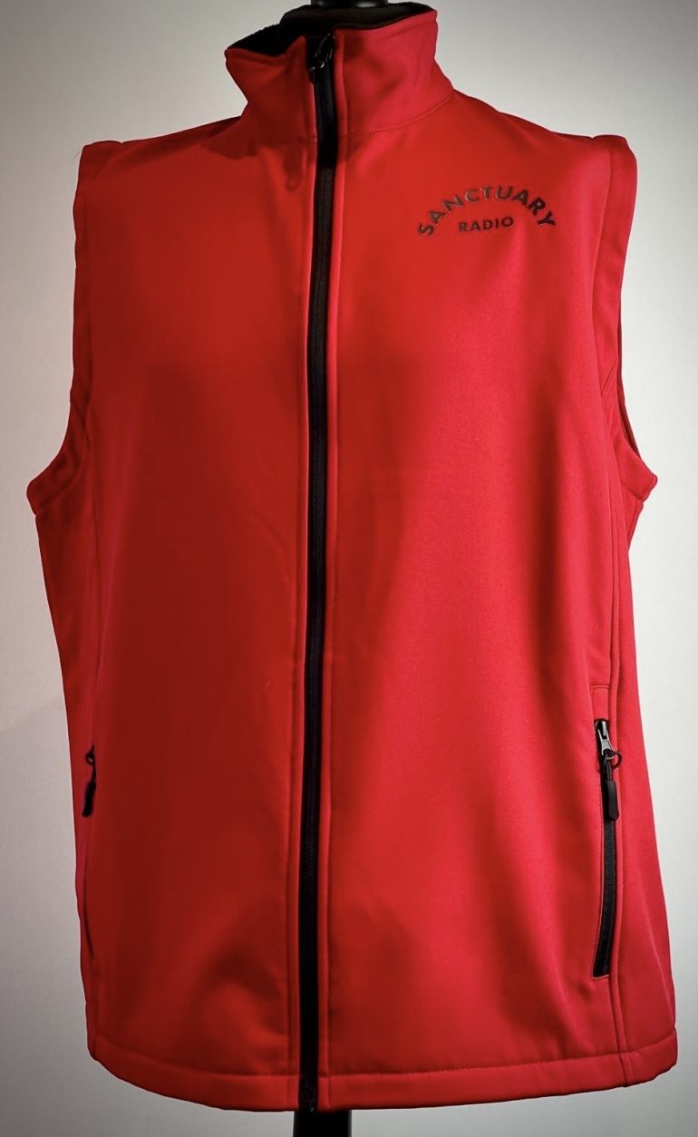 FRONT OF UNISEX GILLET JACKET
