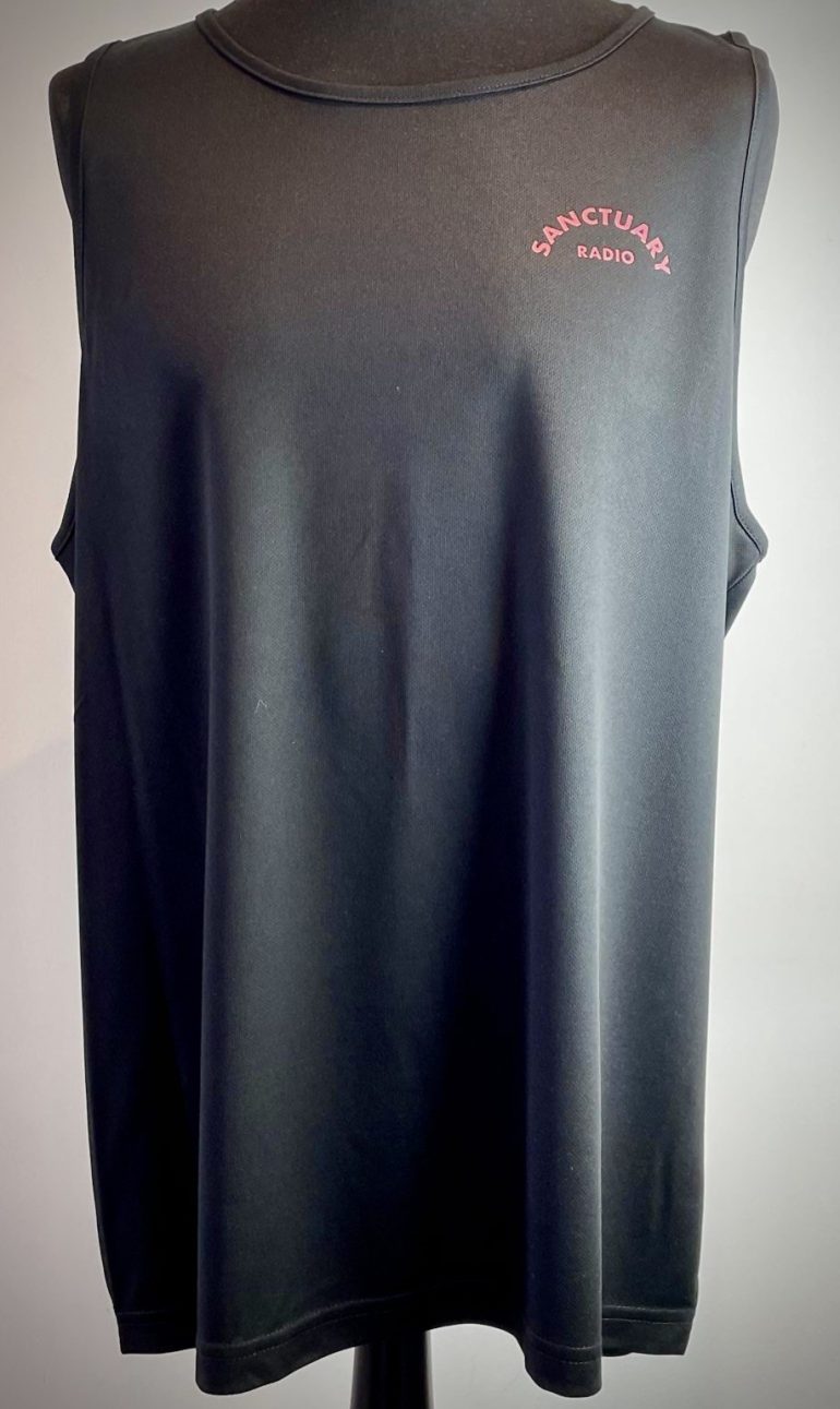 FRONT OF UNISEX GYM VEST